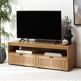 SAFAVIEH Kaitlyn 2-Drawer 1-Shelf Entertainment Media Stand (Fits Up To 55" Flatscreen TV) - 48Wx16Dx17H