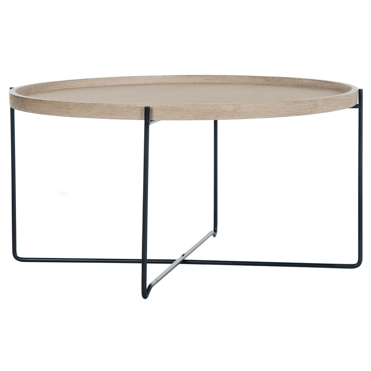 SAFAVIEH Karlene Wood Accent Table - 29" W x 29" L x 15" H - 29Wx29Dx15H