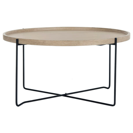 SAFAVIEH Karlene Wood Accent Table - 29" W x 29" L x 15" H - 29Wx29Dx15H