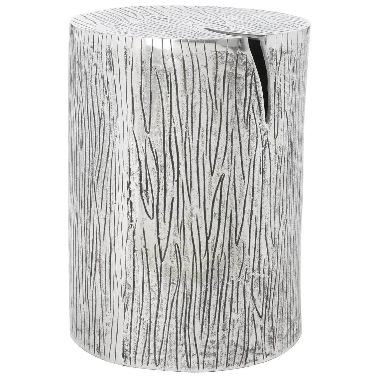 SAFAVIEH Karon Silver Metal Accent Table - 13.5" x 13.5" x 18" - 14Wx14Dx18H