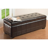 SAFAVIEH Karrie Large Brown Storage Bench