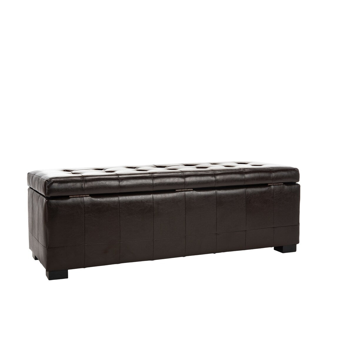 SAFAVIEH Karrie Large Brown Storage Bench