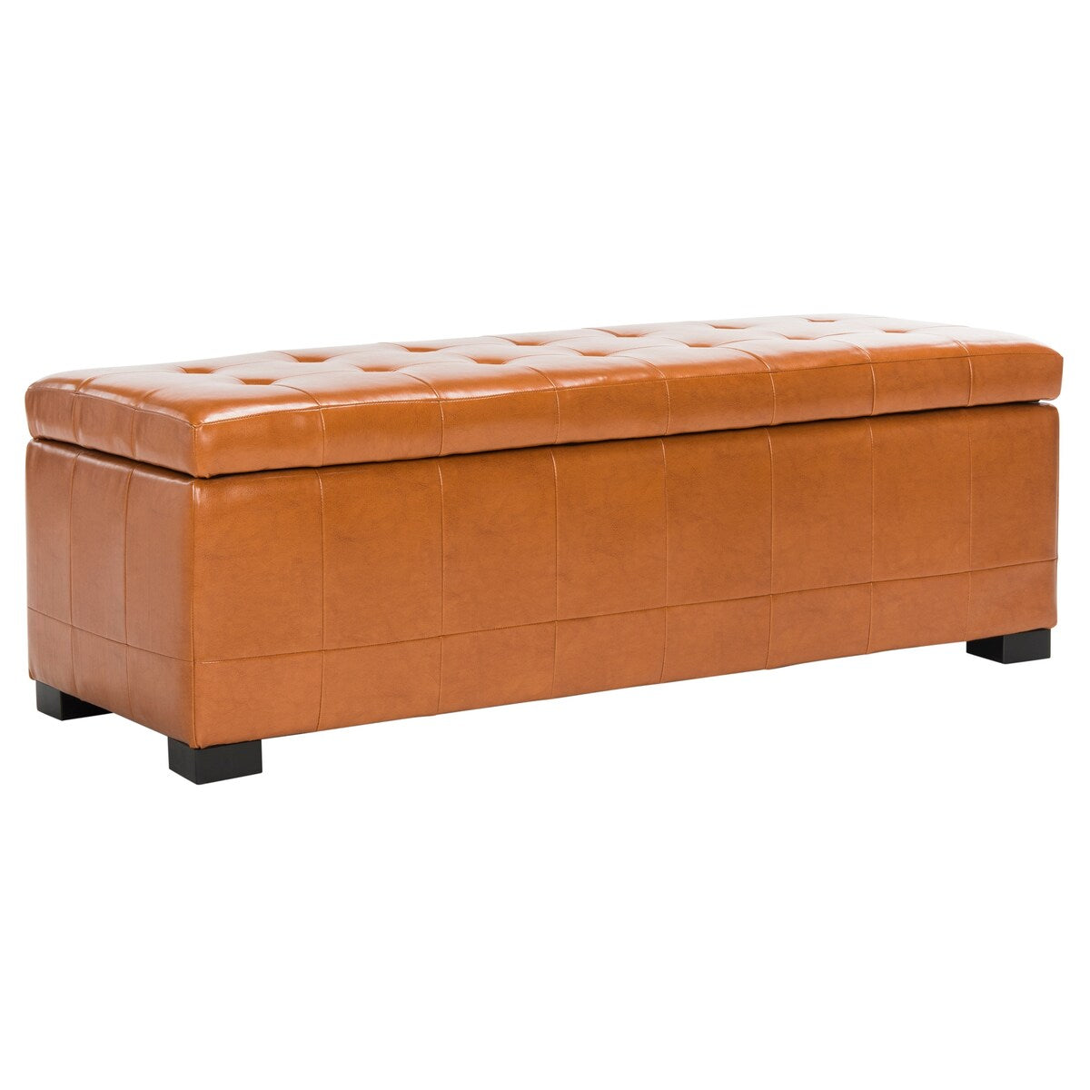 SAFAVIEH Karrie Large Brown Storage Bench