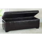 SAFAVIEH Karrie Large Brown Storage Bench