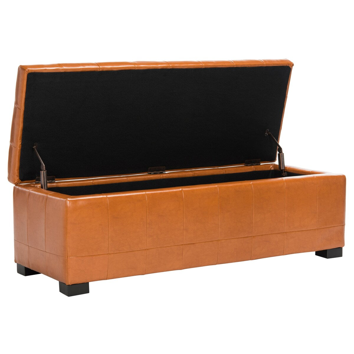 SAFAVIEH Karrie Large Brown Storage Bench