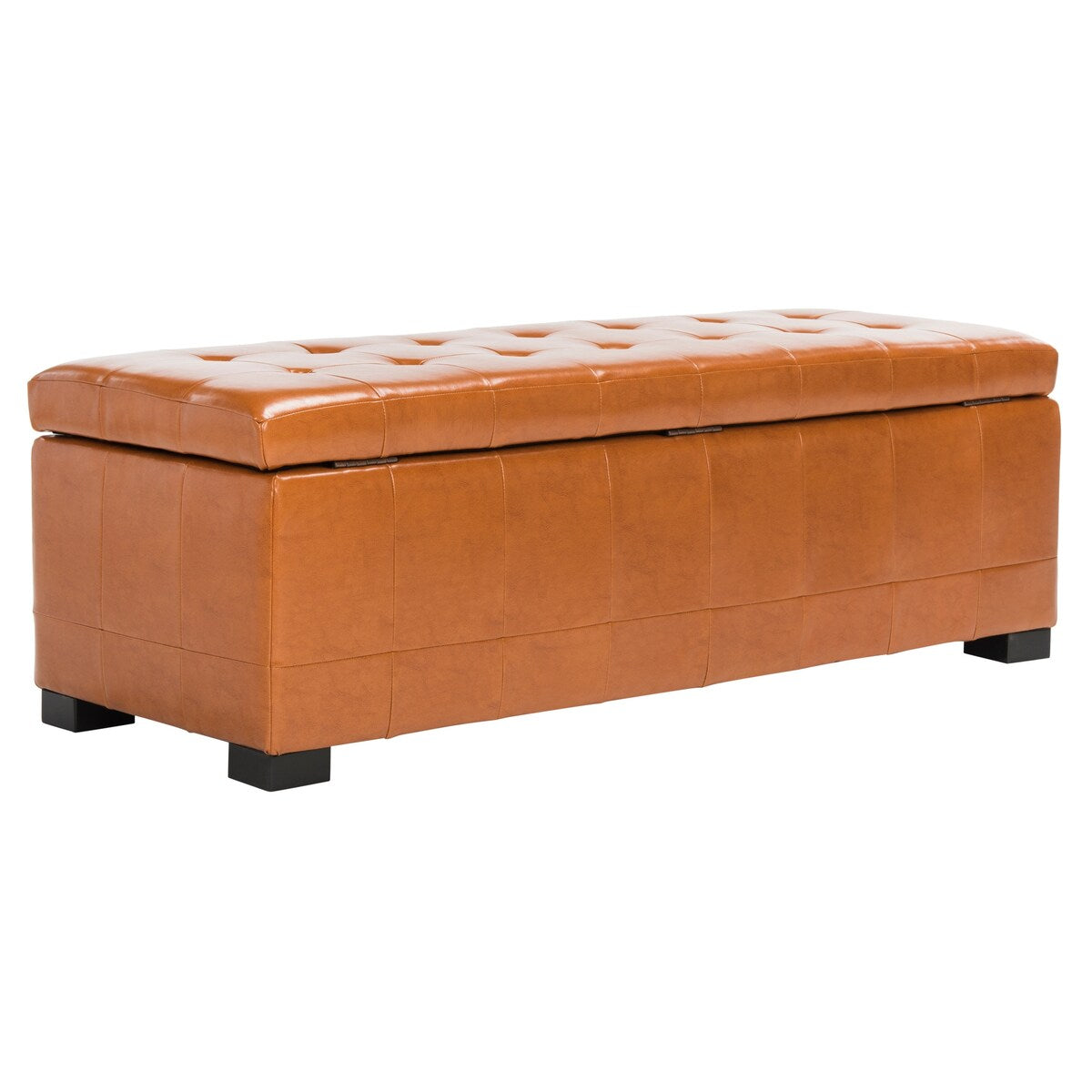 SAFAVIEH Karrie Large Brown Storage Bench