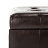 SAFAVIEH Karrie Large Brown Storage Bench