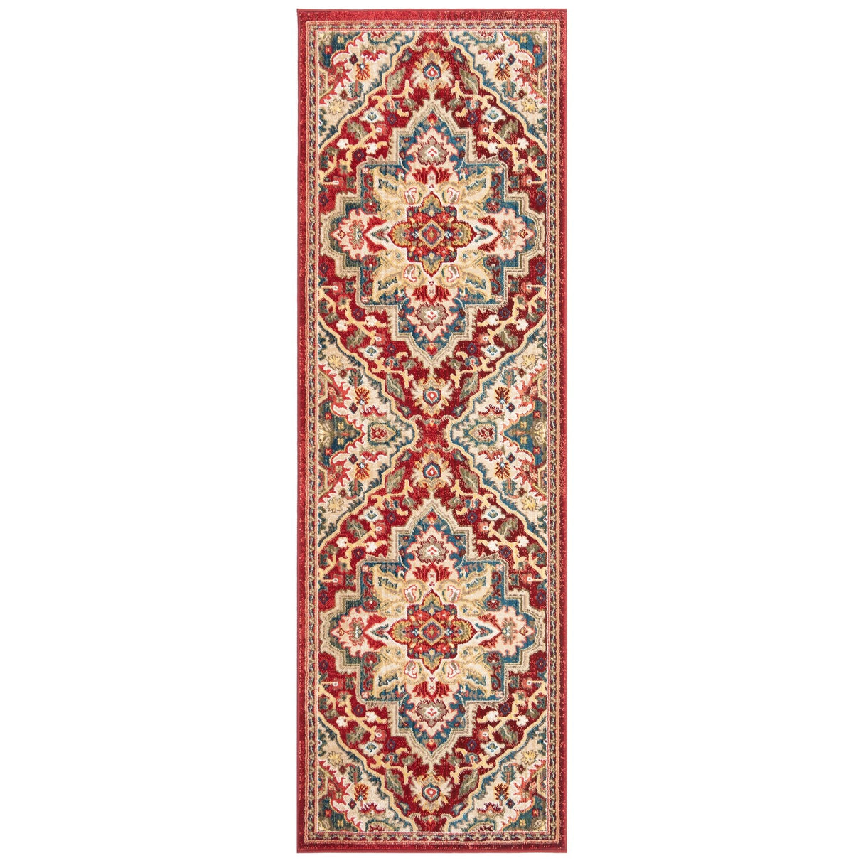 SAFAVIEH Kashan Cherrie Oriental Rug with Fringe