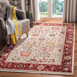 SAFAVIEH Kashan Laureen Oriental Rug with Fringe