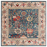 SAFAVIEH Kashan Laureen Oriental Rug with Fringe