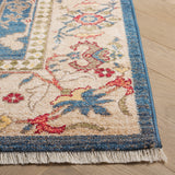 SAFAVIEH Kashan Laureen Oriental Rug with Fringe