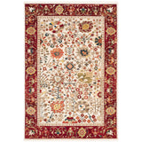 SAFAVIEH Kashan Laureen Oriental Rug with Fringe