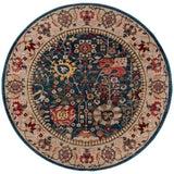 SAFAVIEH Kashan Laureen Oriental Rug with Fringe