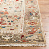 SAFAVIEH Kashan Laureen Oriental Rug with Fringe