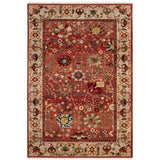 SAFAVIEH Kashan Laureen Oriental Rug with Fringe