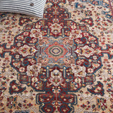 SAFAVIEH Kashan Marybeth Oriental Rug with Fringe