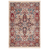 SAFAVIEH Kashan Marybeth Oriental Rug with Fringe