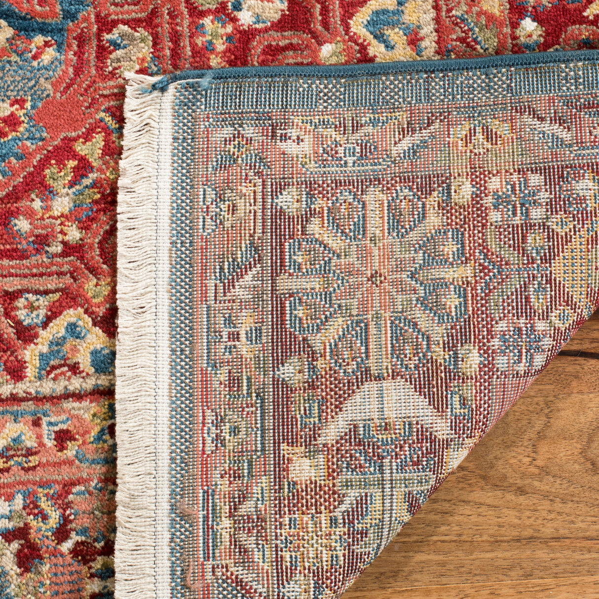 SAFAVIEH Kashan Marybeth Oriental Rug with Fringe