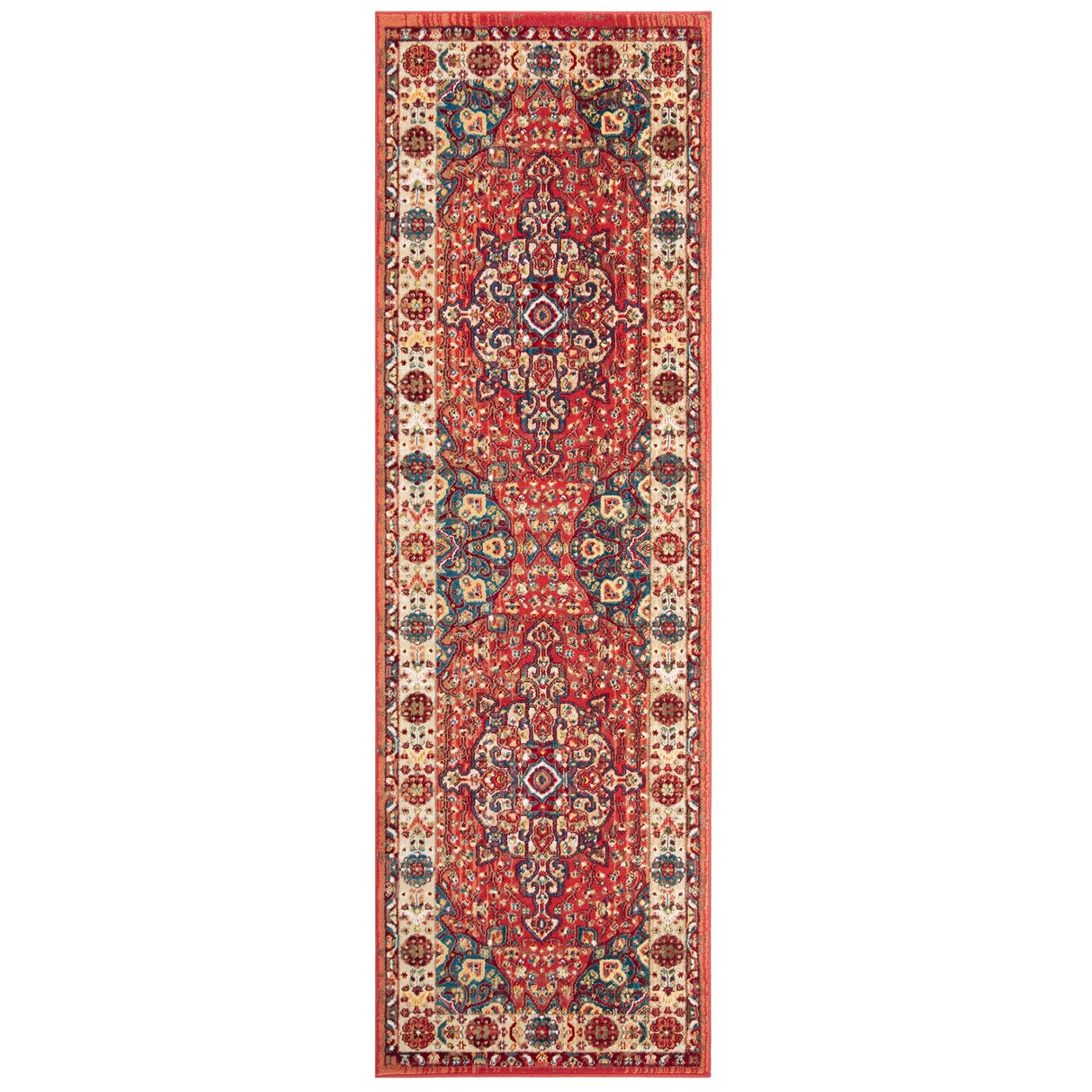 SAFAVIEH Kashan Marybeth Oriental Rug with Fringe