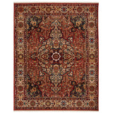 SAFAVIEH Kashan Marybeth Oriental Rug with Fringe