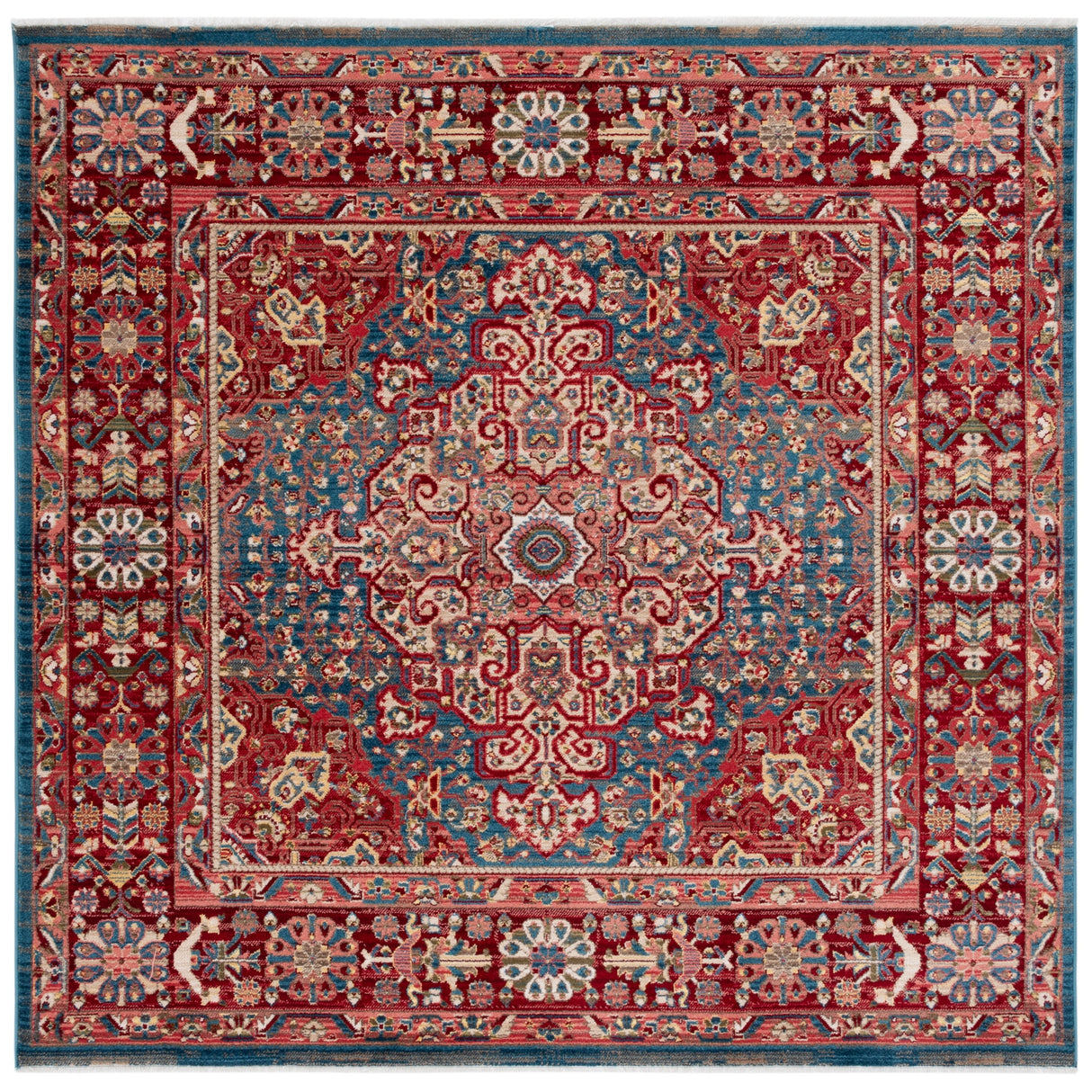 SAFAVIEH Kashan Marybeth Oriental Rug with Fringe