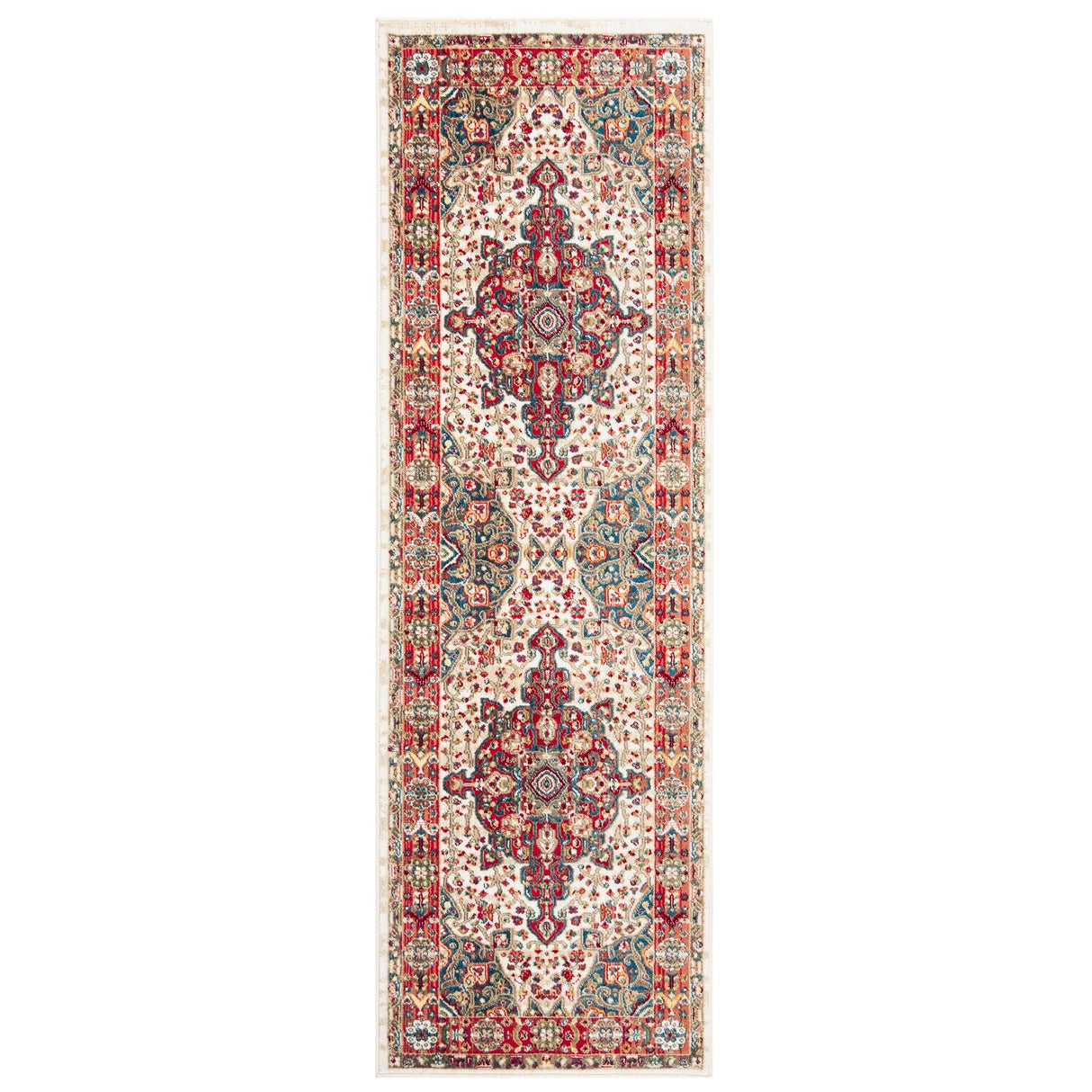 SAFAVIEH Kashan Marybeth Oriental Rug with Fringe