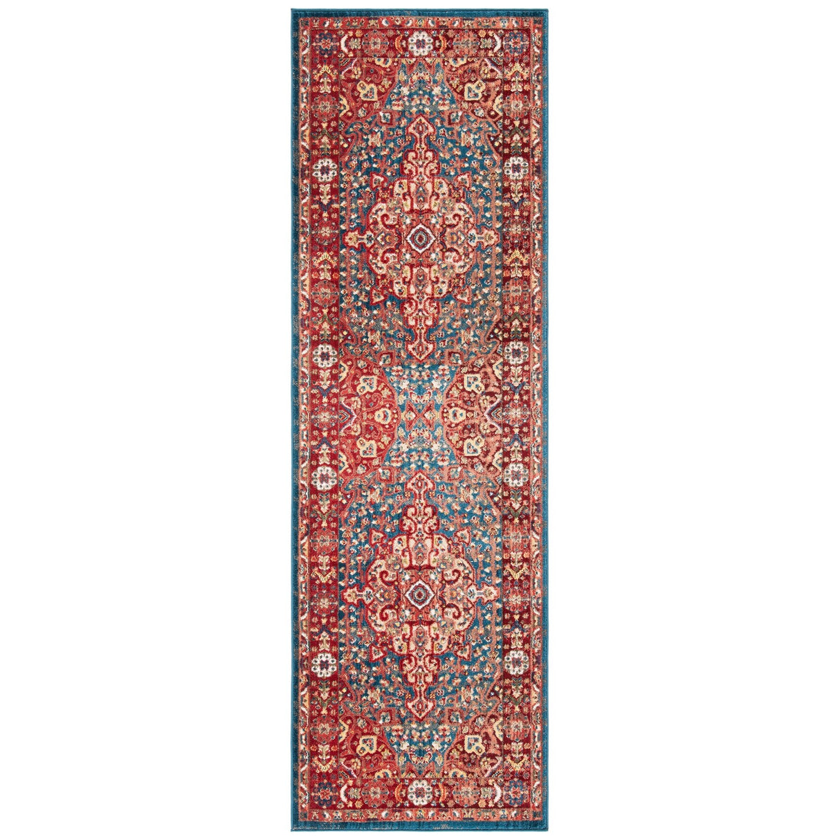 SAFAVIEH Kashan Marybeth Oriental Rug with Fringe