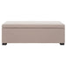 SAFAVIEH Kerrie Beige Linen Storage Bench