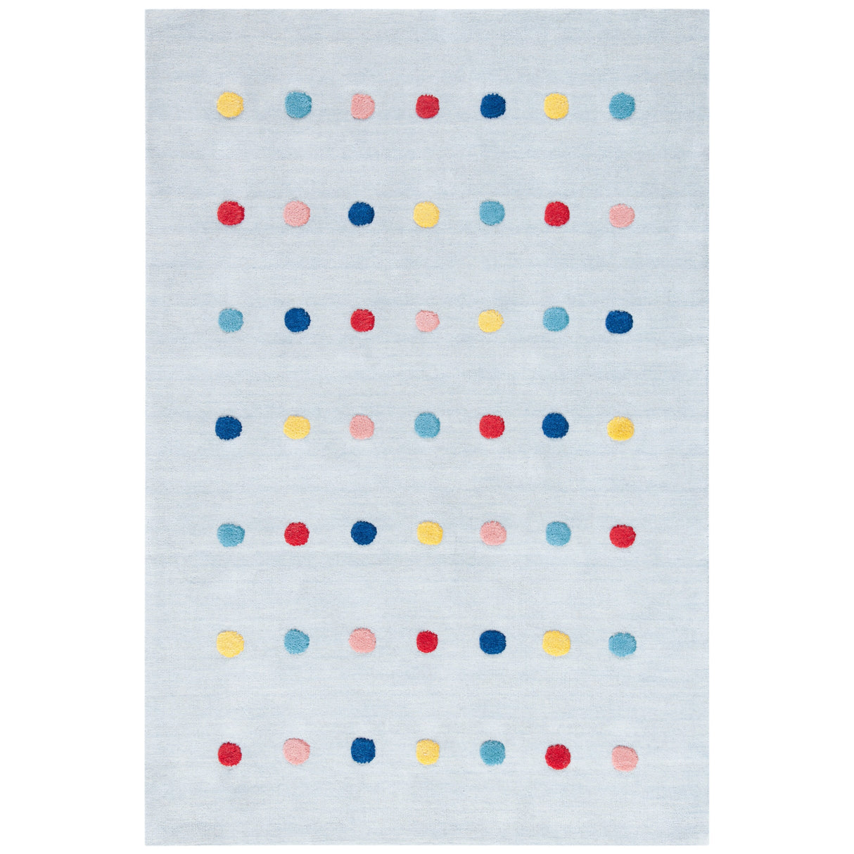 SAFAVIEH Kids Karan Polka Dot Wool Rug