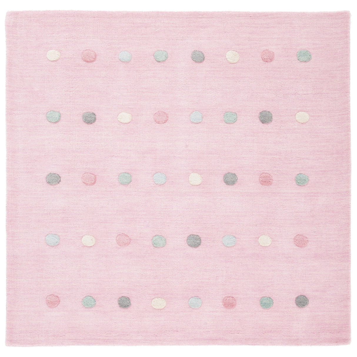 SAFAVIEH Kids Karan Polka Dot Wool Rug