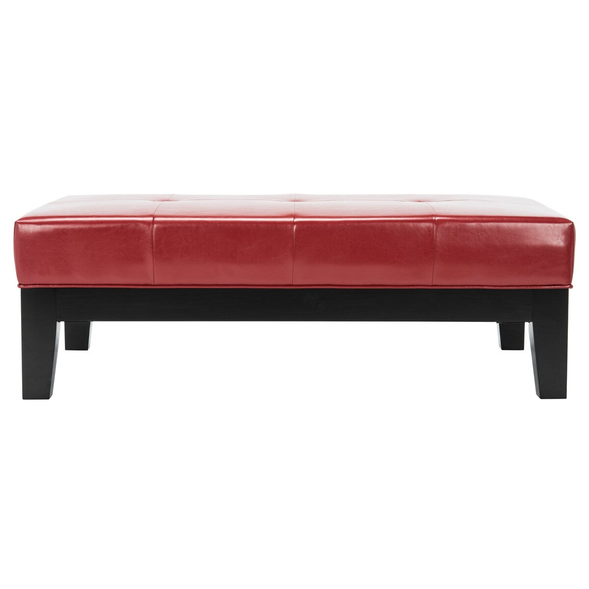 SAFAVIEH Kirsten Solid Wood Cocktail Ottoman