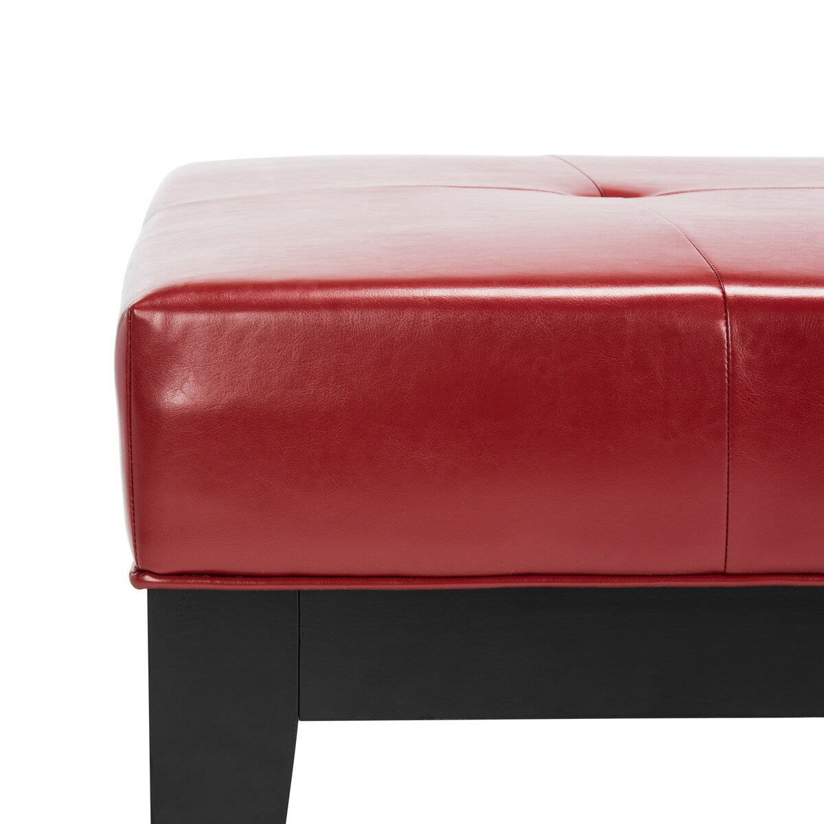 SAFAVIEH Kirsten Solid Wood Cocktail Ottoman