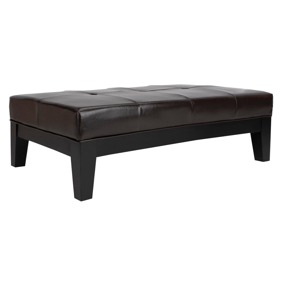 SAFAVIEH Kirsten Solid Wood Cocktail Ottoman