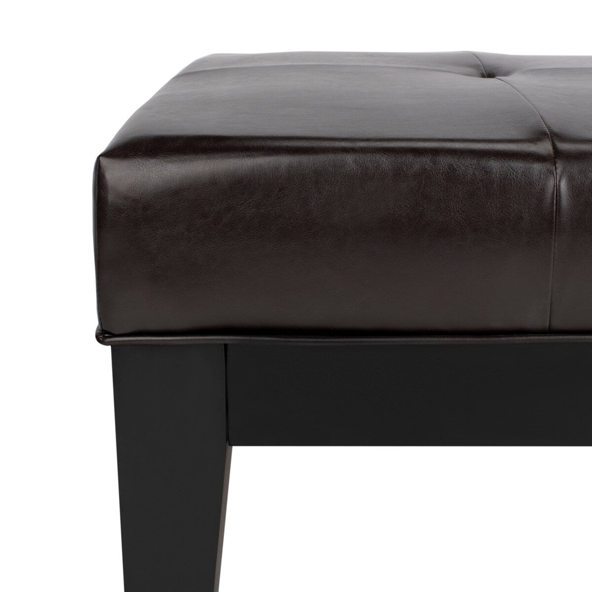 SAFAVIEH Kirsten Solid Wood Cocktail Ottoman