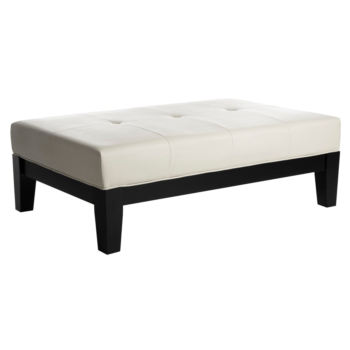 SAFAVIEH Kirsten Solid Wood Cocktail Ottoman