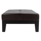 SAFAVIEH Kirsten Solid Wood Cocktail Ottoman