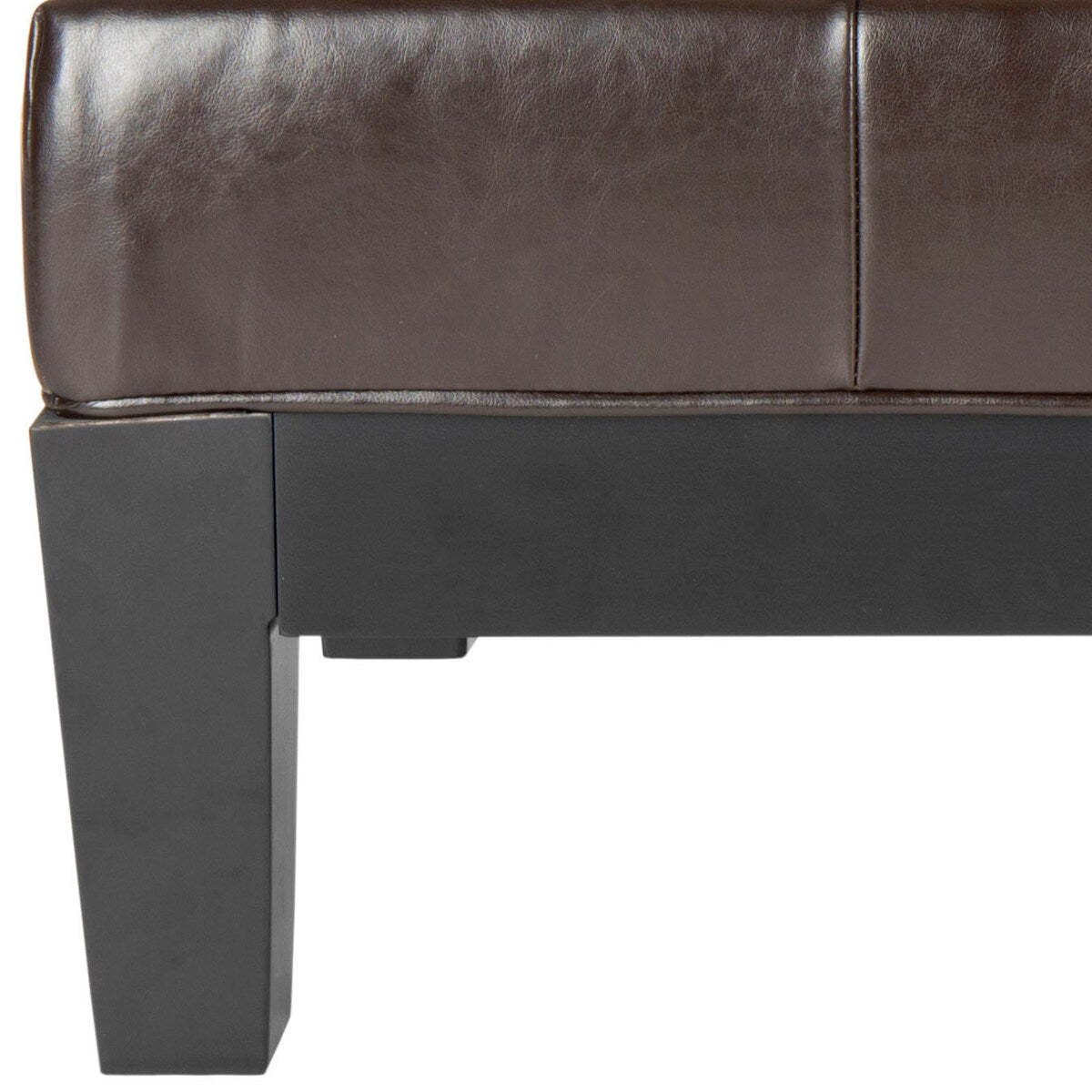 SAFAVIEH Kirsten Solid Wood Cocktail Ottoman