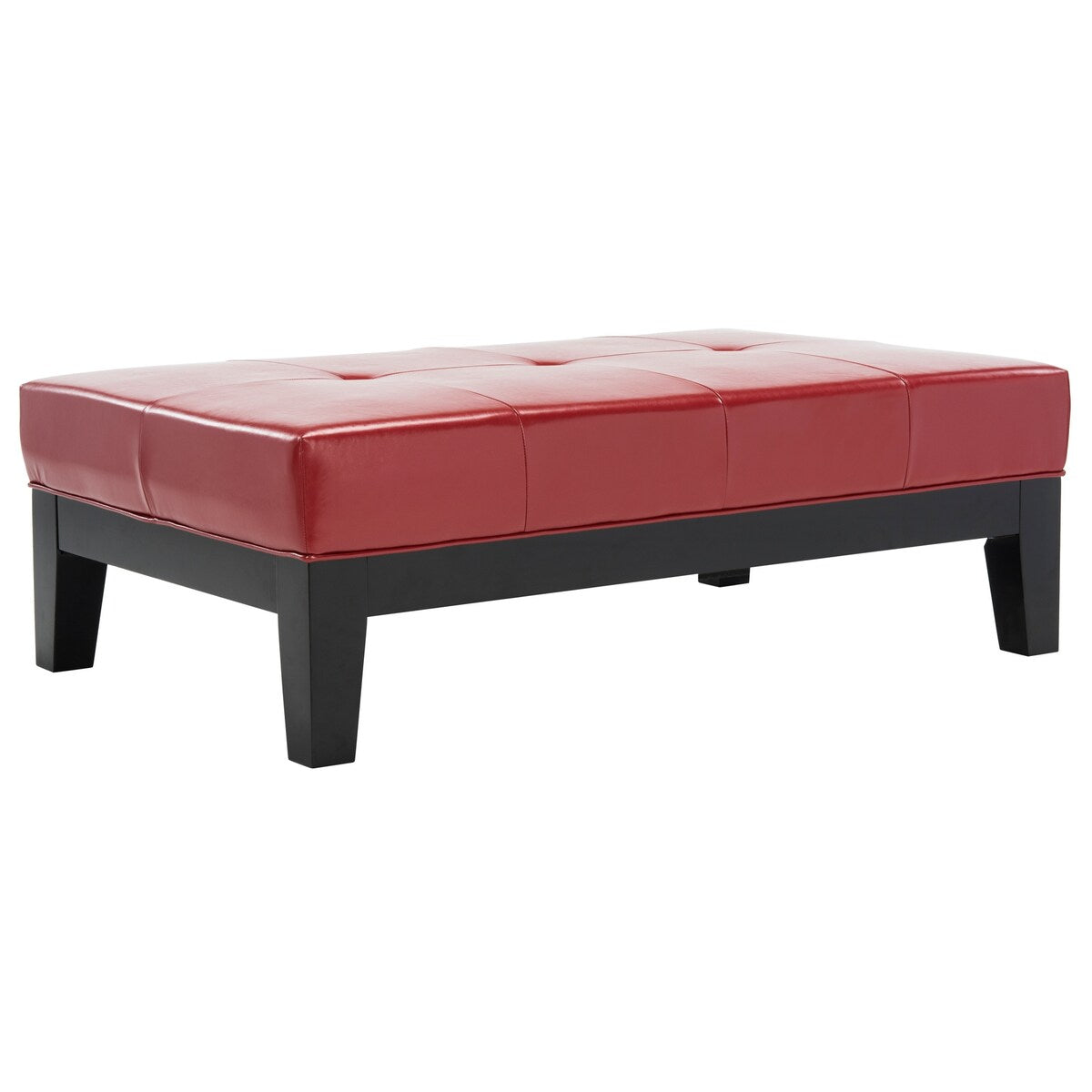 SAFAVIEH Kirsten Solid Wood Cocktail Ottoman