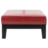 SAFAVIEH Kirsten Solid Wood Cocktail Ottoman