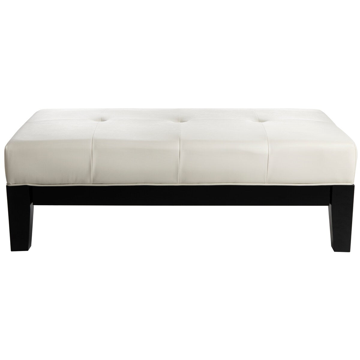 SAFAVIEH Kirsten Solid Wood Cocktail Ottoman