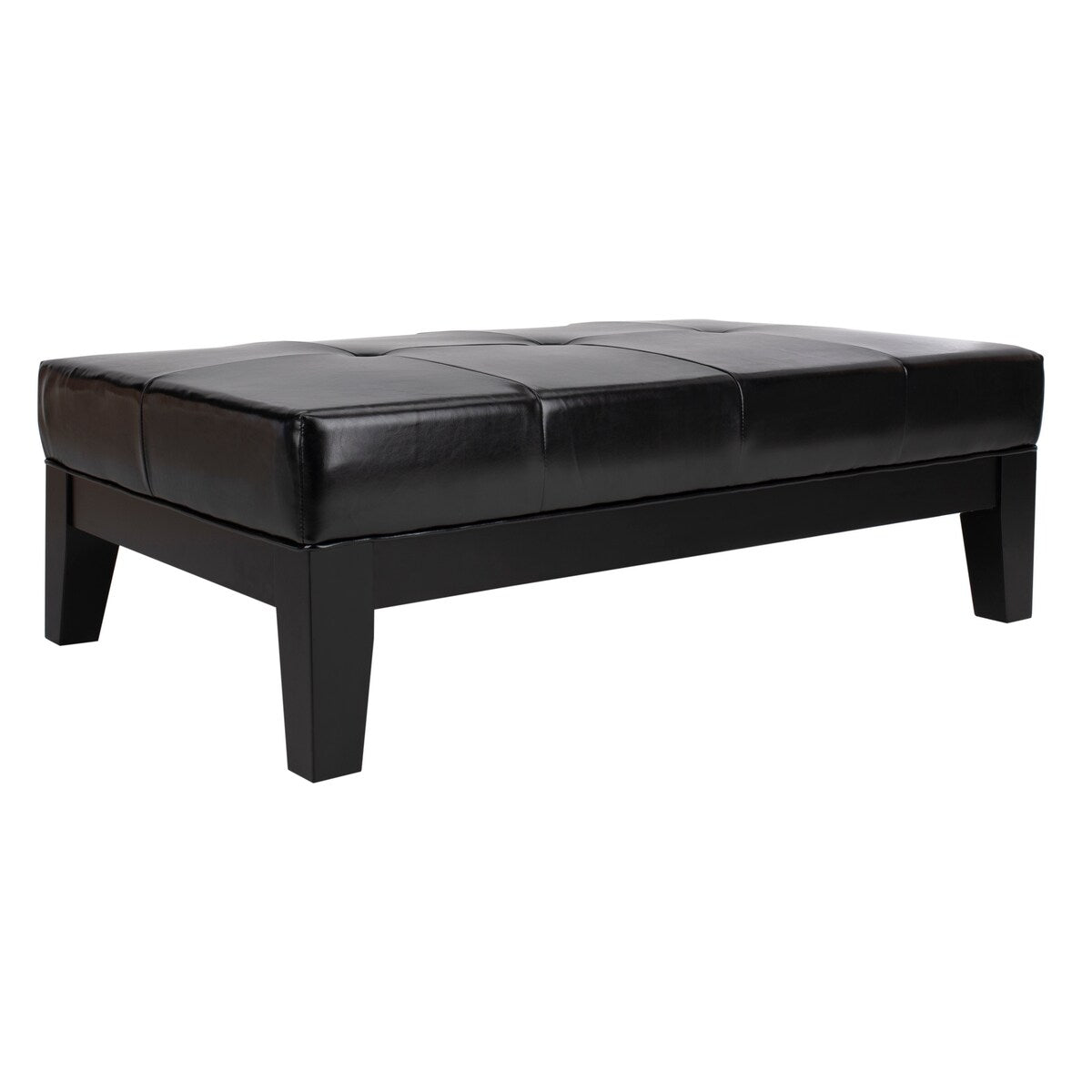 SAFAVIEH Kirsten Solid Wood Cocktail Ottoman