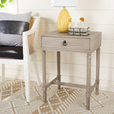 SAFAVIEH Kizzie 1-Drawer Accent Table - 19" W x 15.8" L x 26" H - 19Wx16Dx26H