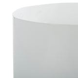 SAFAVIEH Klotilde White/ Gold Round Side Table - 18" x 18" x 18" - 18Wx18Dx18H