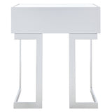 SAFAVIEH Koidula 1 Drawer Mirrored Accent Table - 23" W x 16" D x 26" H - 23Wx16Dx26H