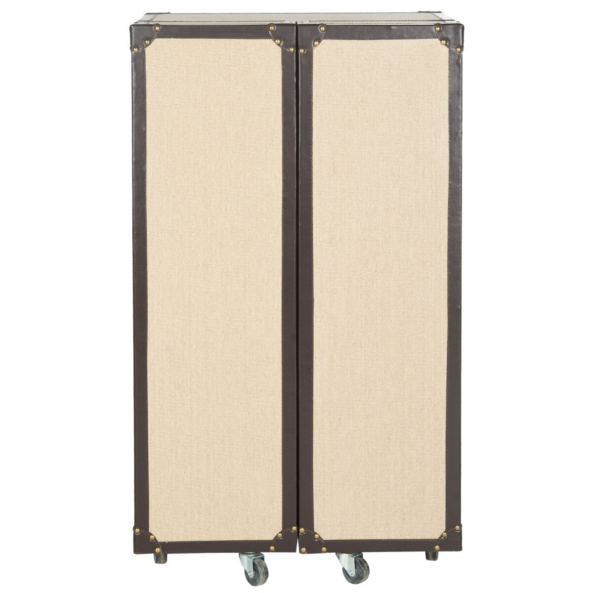 SAFAVIEH Krista Storage Beige Bar Cabinet - 23.6" x 17.7" x 42.1" - 24Wx18Dx42H