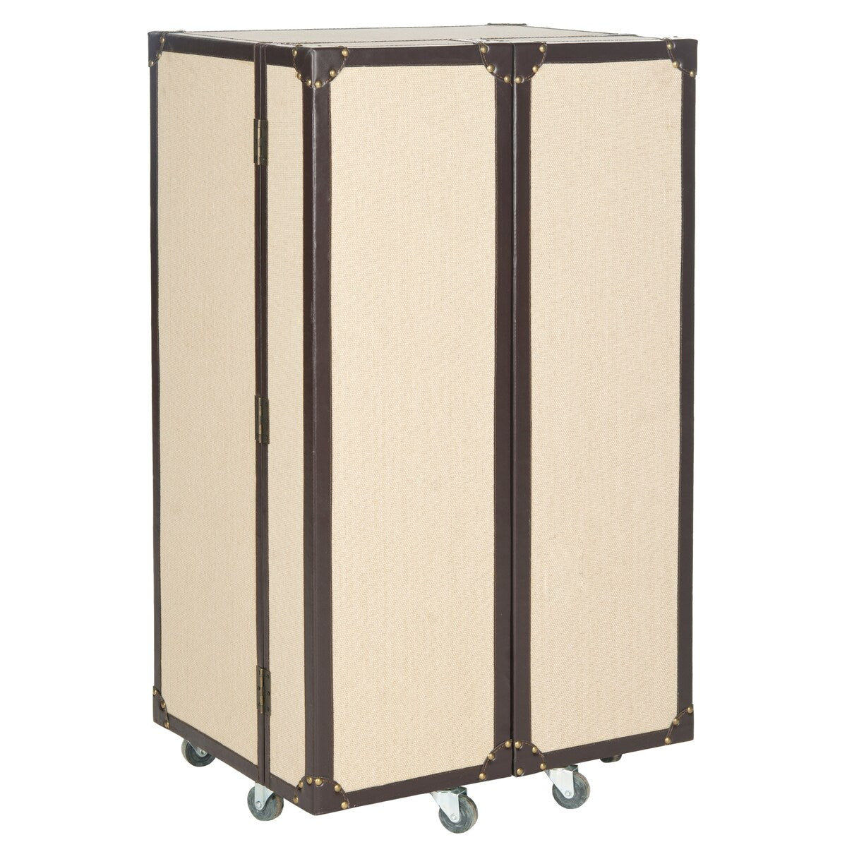 SAFAVIEH Krista Storage Beige Bar Cabinet - 23.6" x 17.7" x 42.1" - 24Wx18Dx42H