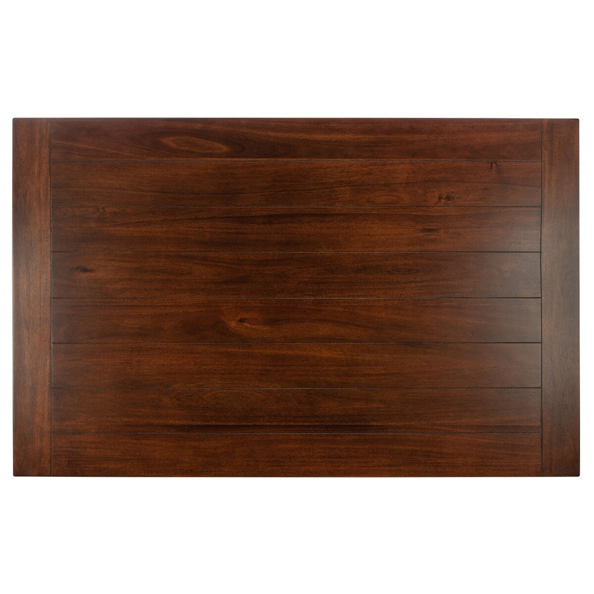 SAFAVIEH Laverna Brown Rectangle Dining Table - 57" W x 36" L x 30" H - 57Wx36Dx30H