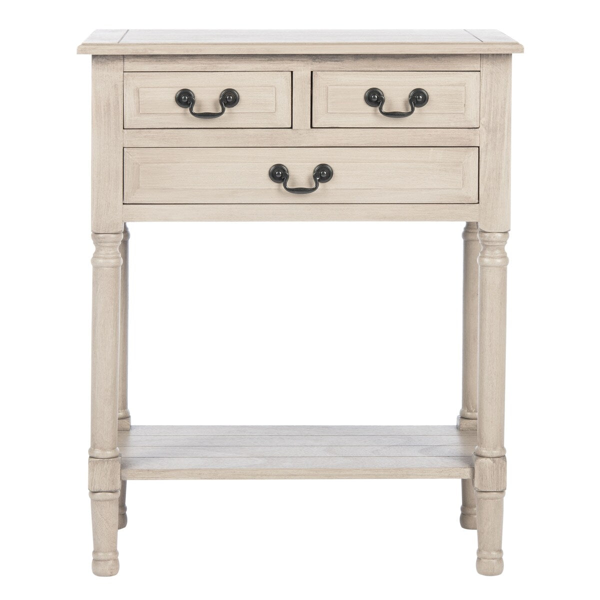 SAFAVIEH Leaner 3-Drawer Console Table - 23.5" W x 13" L x 29.5" H - 24Wx13Dx30H