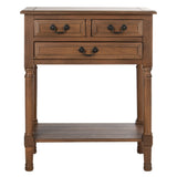 SAFAVIEH Leaner 3-Drawer Console Table - 23.5" W x 13" L x 29.5" H - 24Wx13Dx30H