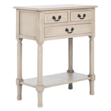 SAFAVIEH Leaner 3-Drawer Console Table - 23.5" W x 13" L x 29.5" H - 24Wx13Dx30H